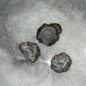 Angelite Geode Bundle of 3